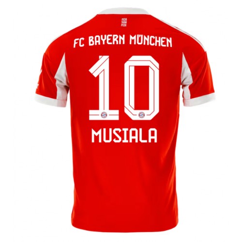 Stroje piłkarskie Bayern Munich Jamal Musiala #10 Koszulka Podstawowej 2025-26 Krótki Rękaw